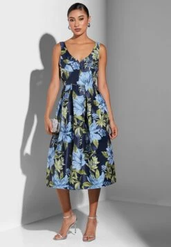 Coast Printed Tiered Dress