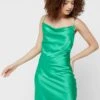 Monki Cowl Neck Dress