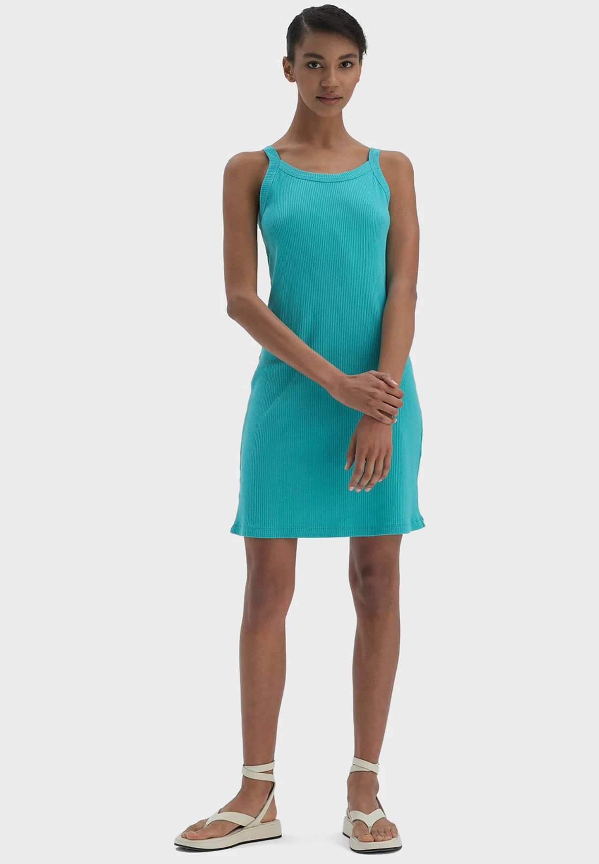 Ribbed Knitted Dress 1 Ribbed Knitted Dress