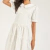 Puff Sleeve Tiered Dress