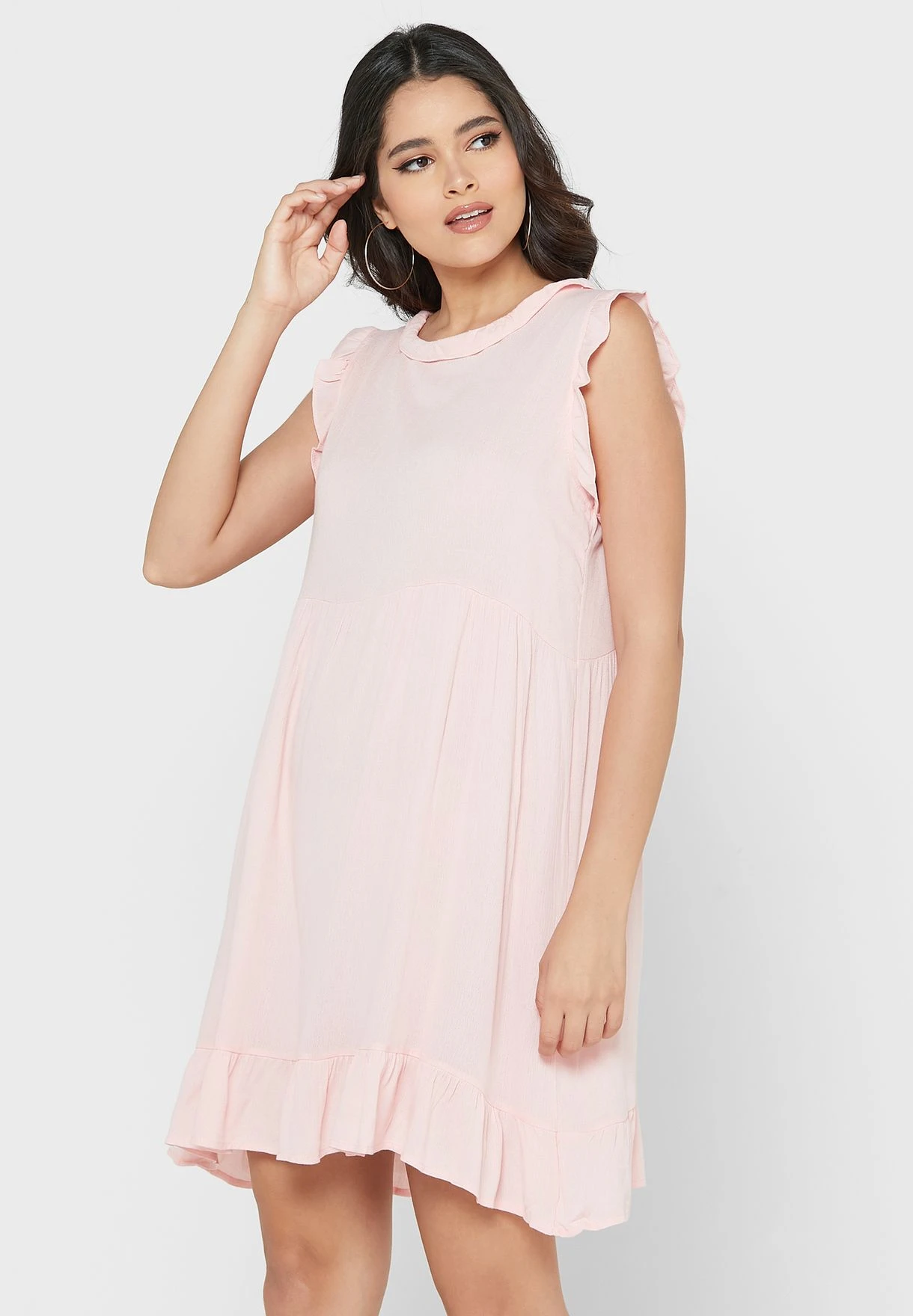 Ruffle Detail Fit & Flare Dress 1 Ruffle Detail Fit & Flare Dress