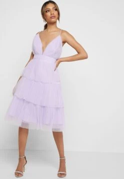 Layered Tulle Cami Dress