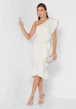 Frill Scuba Dress