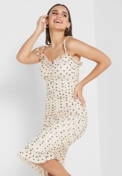 Little Mistress Strappy Printed Dress