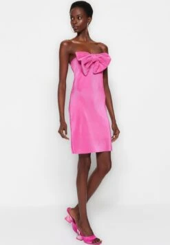 Trendyol Bow Detail Textured Dress