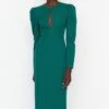 Trendyol Keyhole Neck Puff Sleeve Dress