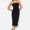 Trendyol Embellished Bardot Dress