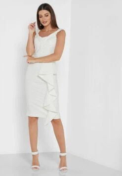 Bardot Ruffle Detail Dress