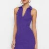 Trendyol Polo Neck Knitted Dress