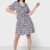 Vero Moda Printed Tie Detail Shirt Dress