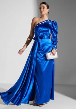 Contrast Detail Embellished Dress