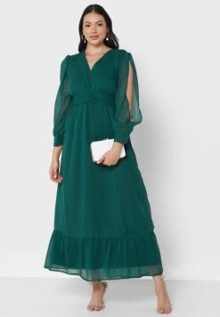 ELLA Puff Sleeve A-Line Dress