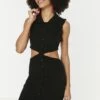 Trendyol Button Down Cut Out Detail Dress