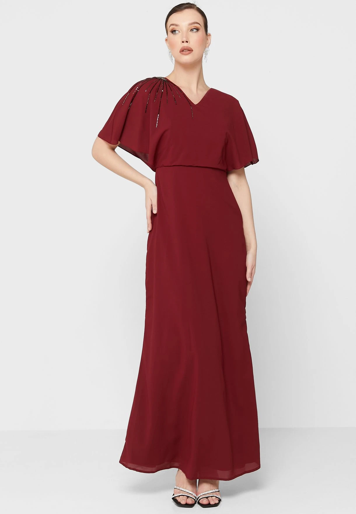 Flouncy Sleeve Dress 1 Flouncy Sleeve Dress