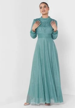 Embroidered Shimmer Dress