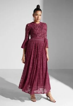 Sequin Ruffle Detail Dress