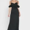 Off Shoulder Detail Gown