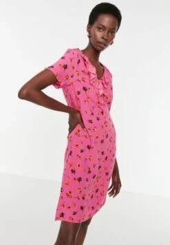 Trendyol Printed Ruffle Detail Dress