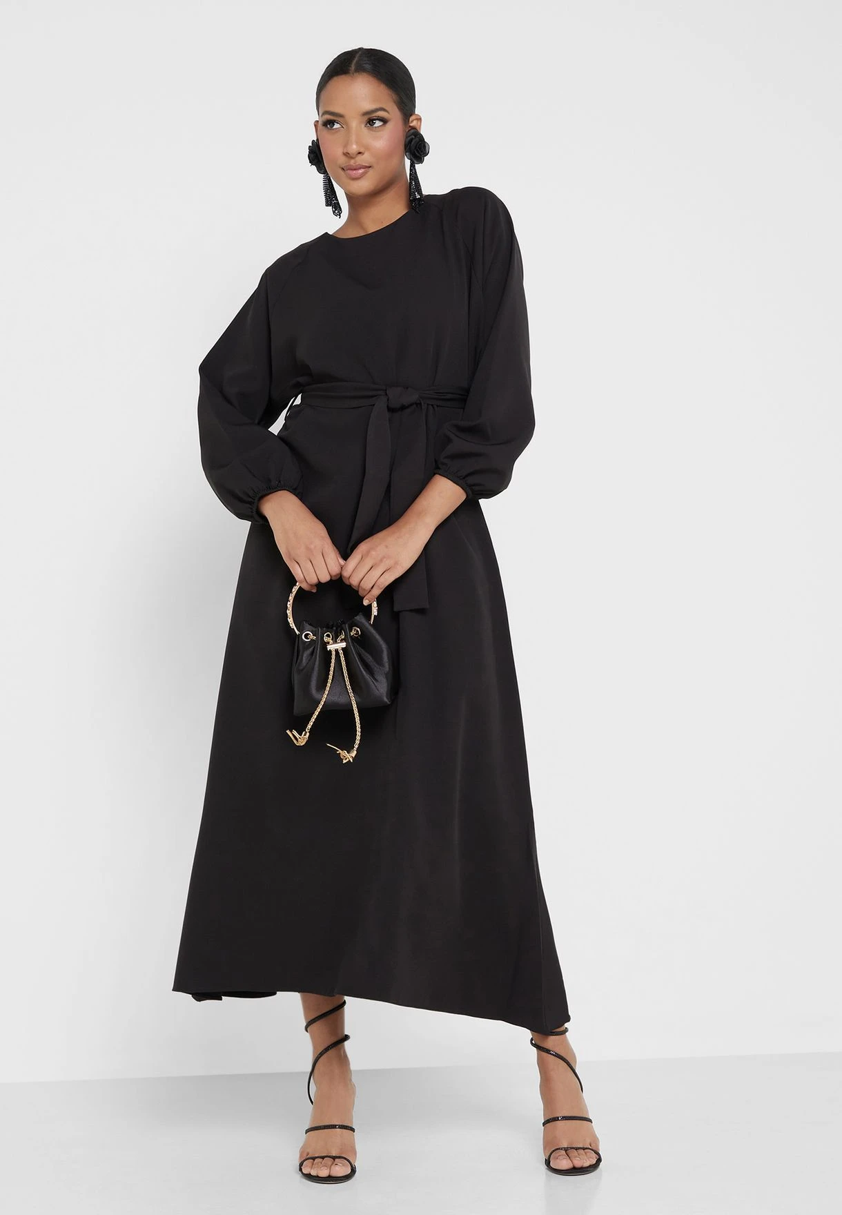 Belted A-Line Dress 1 Belted A-Line Dress