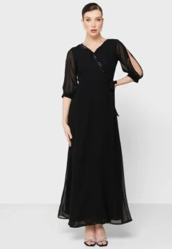 Embellished Trim Detail Dress