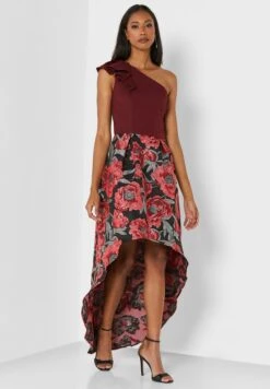 One Shoulder Printed Dress