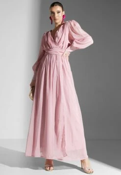 Surplice Neck Detail Dress