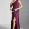 One Shoulder Dress With Slit