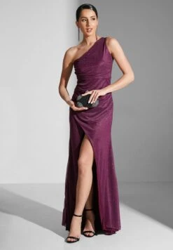 One Shoulder Dress With Slit