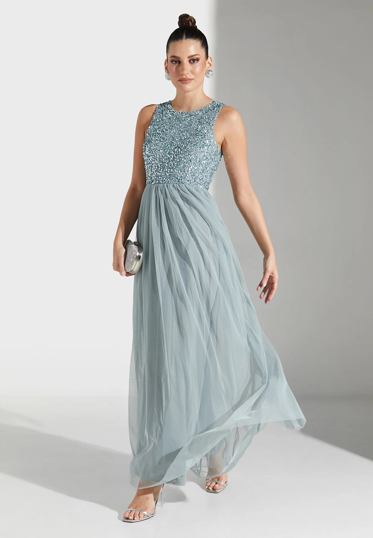 Embellished Bodice Maxi Dress 1 Embellished Bodice Maxi Dress
