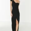 Trendyol Front Split Wrap Over Dress