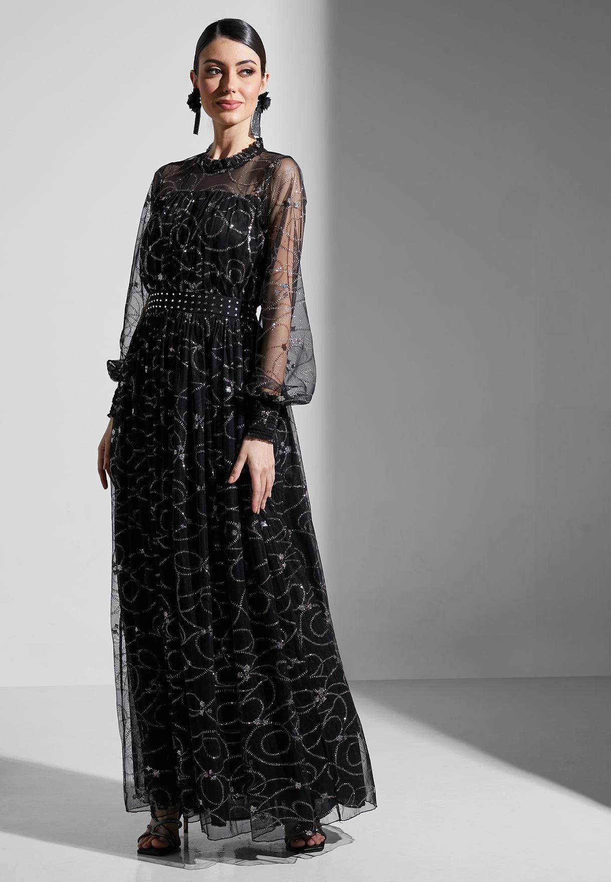 Shimmer Printed Dress 1 Shimmer Printed Dress