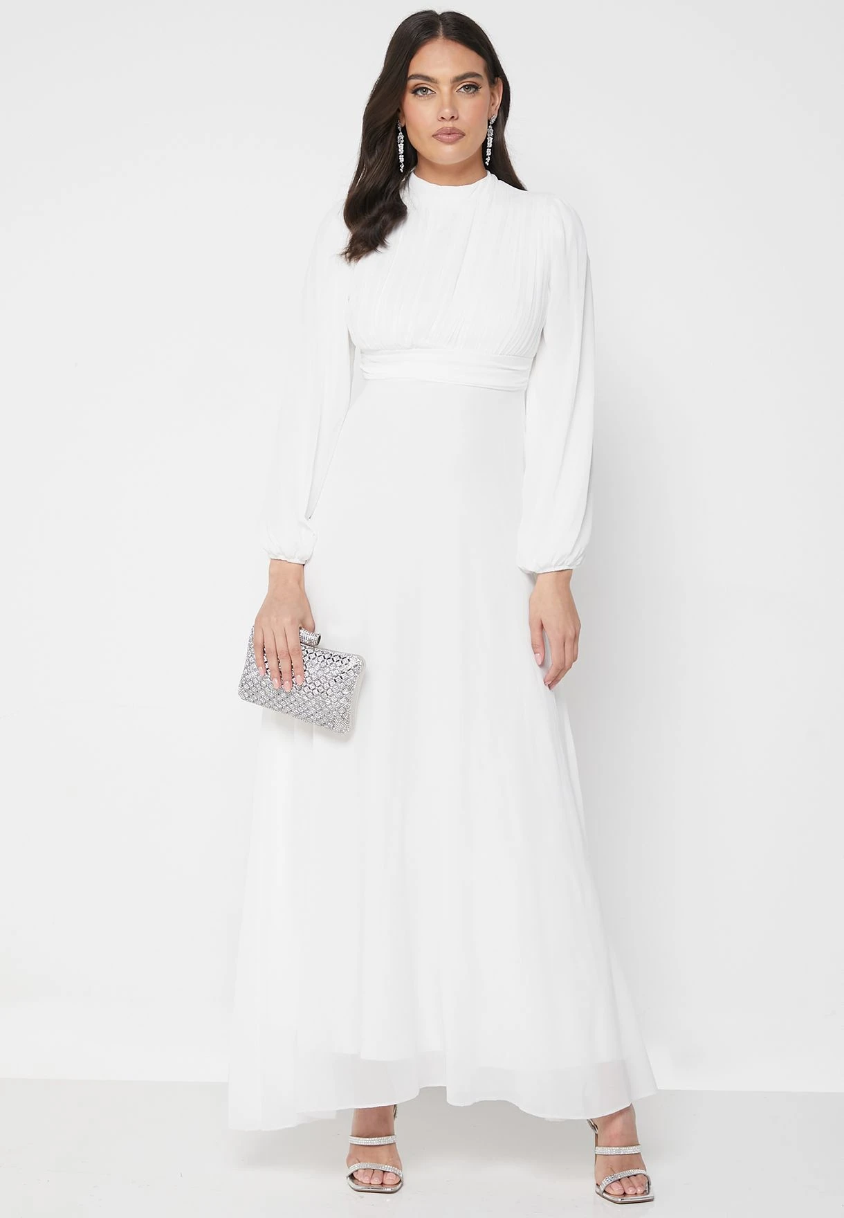 Puff Sleeve A-Line Dress 1 Puff Sleeve A-Line Dress