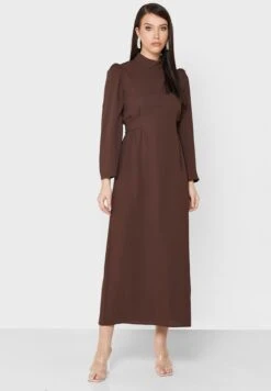 Puff Sleeve Shift Dress