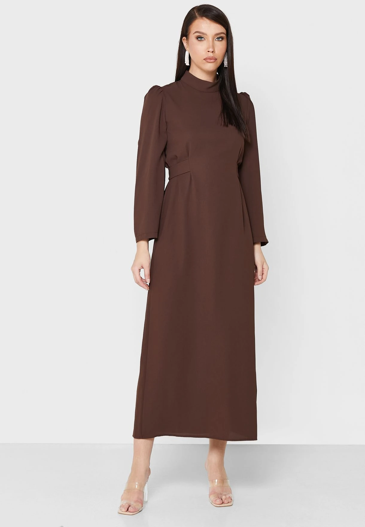 Puff Sleeve Shift Dress 1 Puff Sleeve Shift Dress