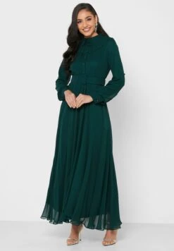 Frill Detail Fit & Flare Dress