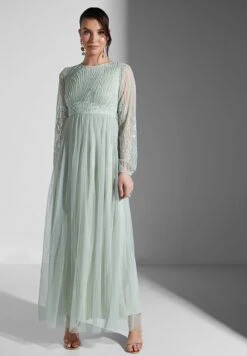 Embellished Bodice Maxi Dress