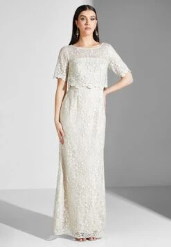 Adrianna Papell Sequin Detail Tiered Dress