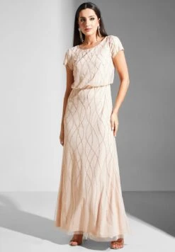 Adrianna Papell Tiered Embellished Dress