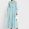 Puff Sleeve Oganza Dress