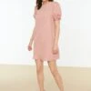 Trendyol Balloon Sleeve Knitted Dress