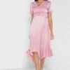 ELLA Pleated Effect Dress