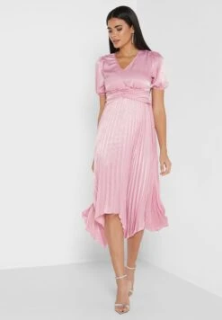 ELLA Pleated Effect Dress