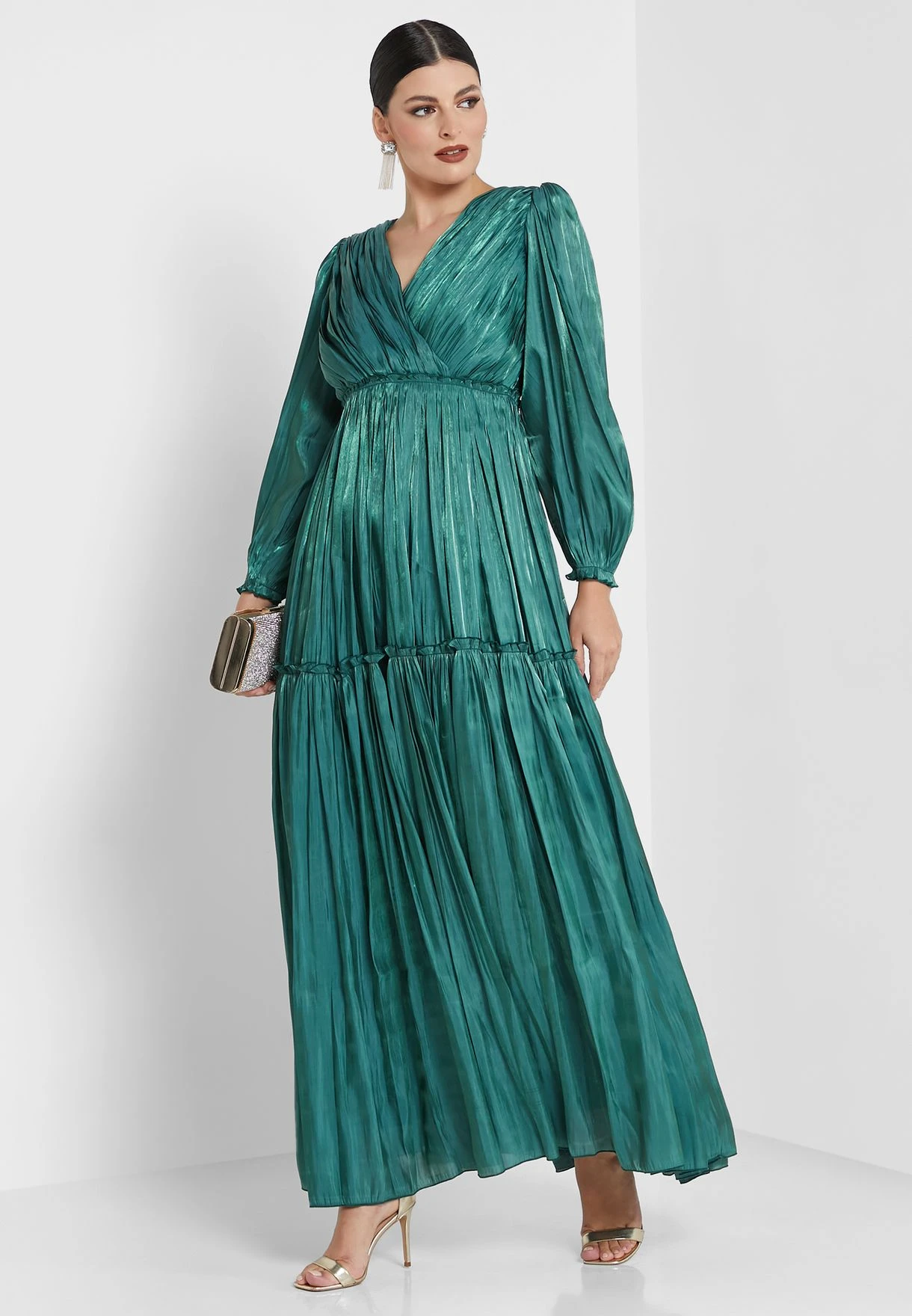 Shimmer Pleated Dress 1 Shimmer Pleated Dress