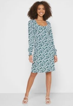 Printed Detail Mini Dress