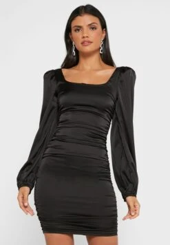 Balloon Sleeve Dress