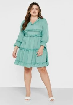 Frill Tiered Dress