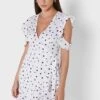 Polka Dot Wrap Dress