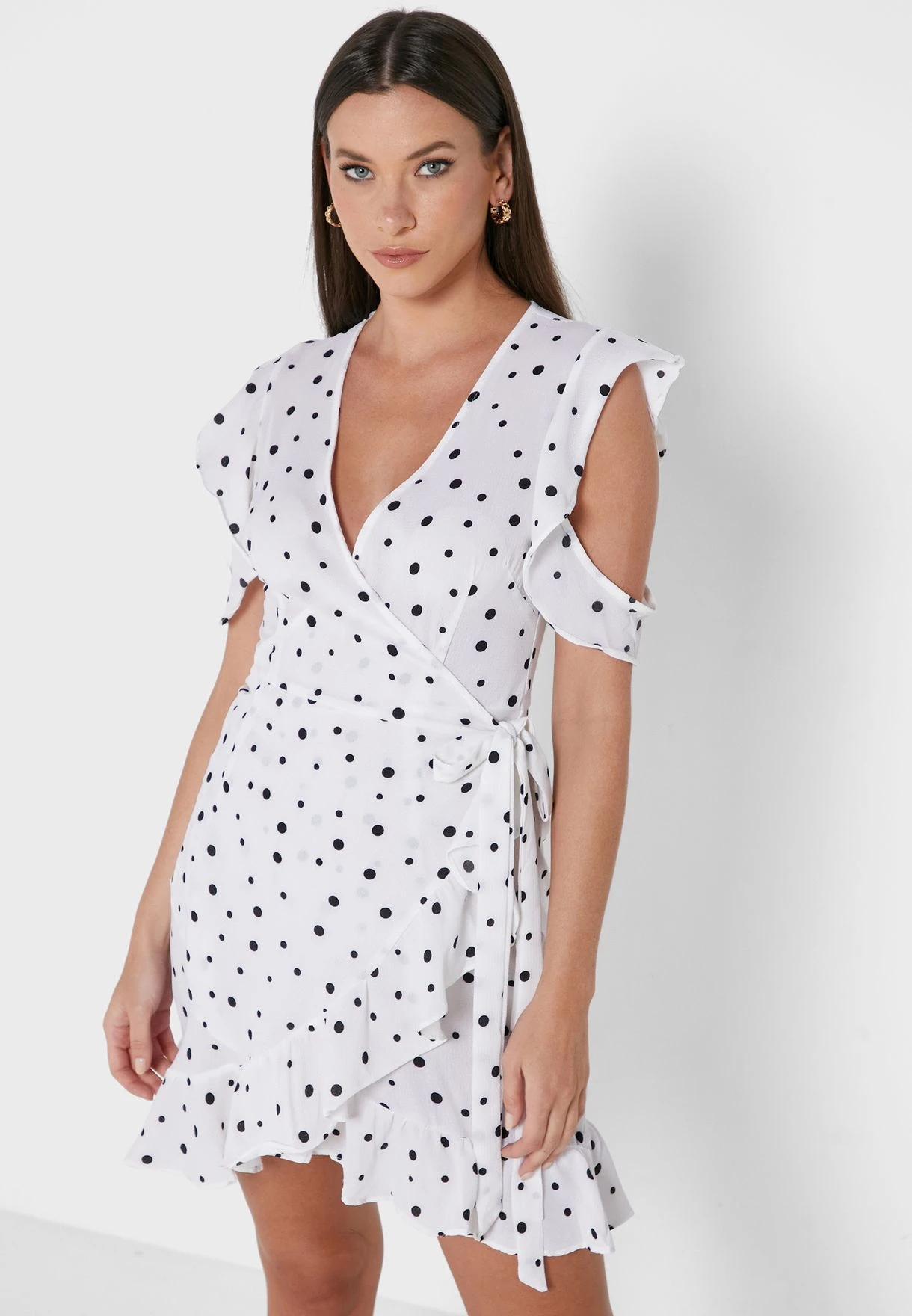 Polka Dot Wrap Dress 1 Polka Dot Wrap Dress