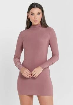 High Neck Bodycon Dress