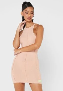 Public Desire Seam Detail Mini Racer Dress